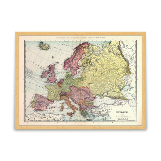 Mapa Evropy – McNally