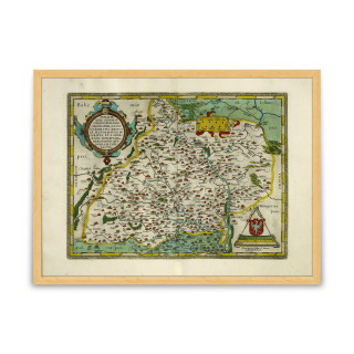 Mapa Moravy – Ortelius