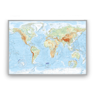 Zeměpisná mapa světa