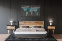 Designová mapa světa do vašeho bytu